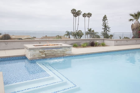 Rancho Palos Verdes Pool Spa with Water & Fire Features 3